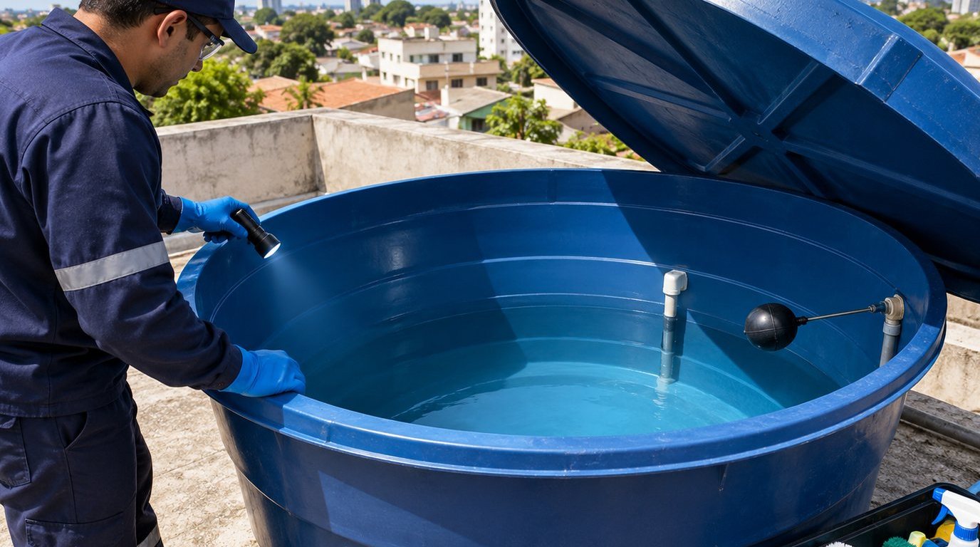 Caixa d'Água Abastecida em Betim‑MG